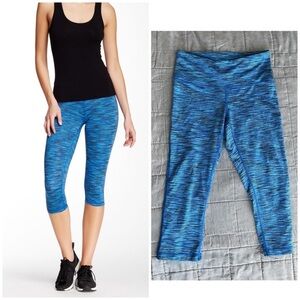 Z by Zella Blue Space Dyed Capris - small